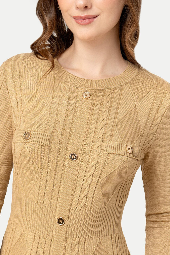 Vestido Tejido Manga Larga Leia VESTIDOS MOIXX 