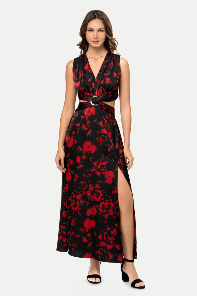 Maxi Vestido Amanda VESTIDOS MOIXX Rojo S 