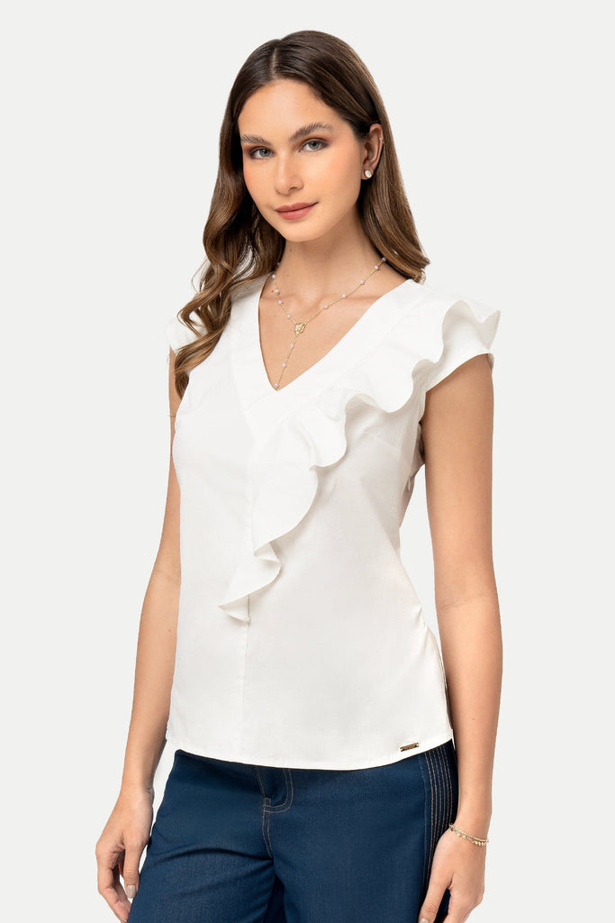 Blusa Manga Corta Bety BLUSAS MOIXX Perla S 