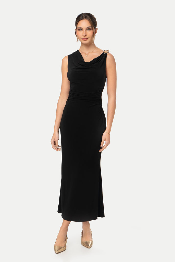 Maxi Vestido Fergie VESTIDOS MOIXX Negro S 