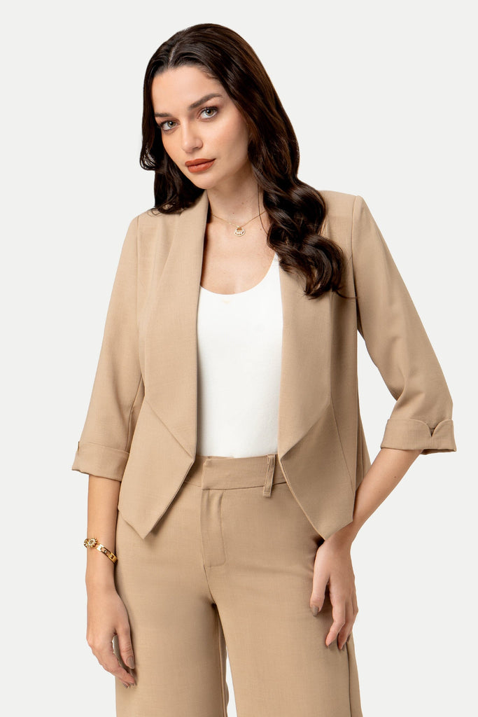 Blazer Manga 3/4 Maritza BLAZERS MOIXX Beige S 