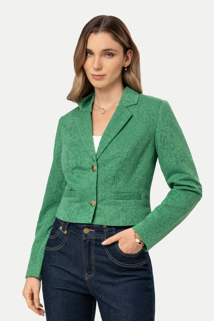 Blazer Cropped Fit Kendall BLAZERS MOIXX Verde S 