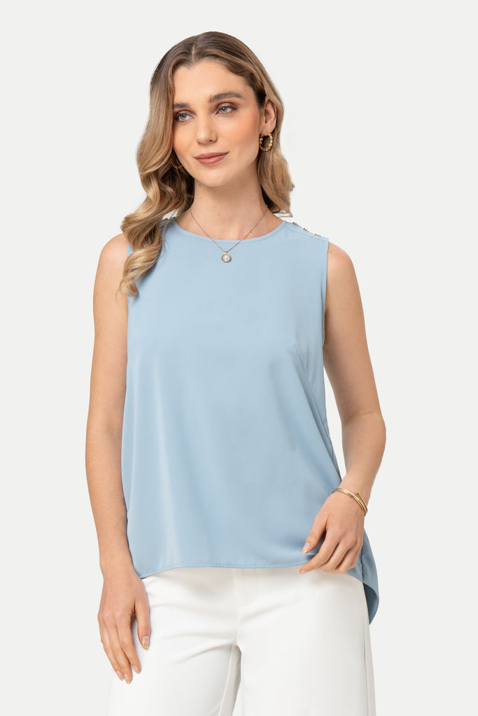 Blusa Manga Cero Elba BLUSAS MOIXX 