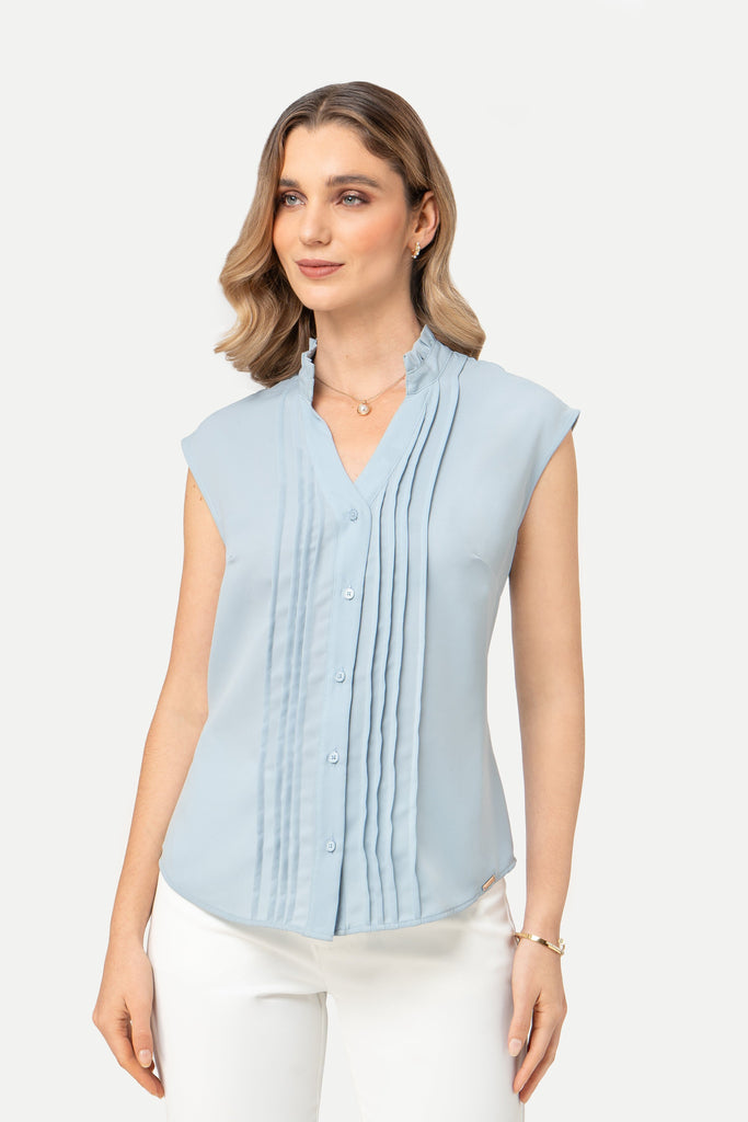 Blusa Manga Cero Gisel BLUSAS MOIXX 