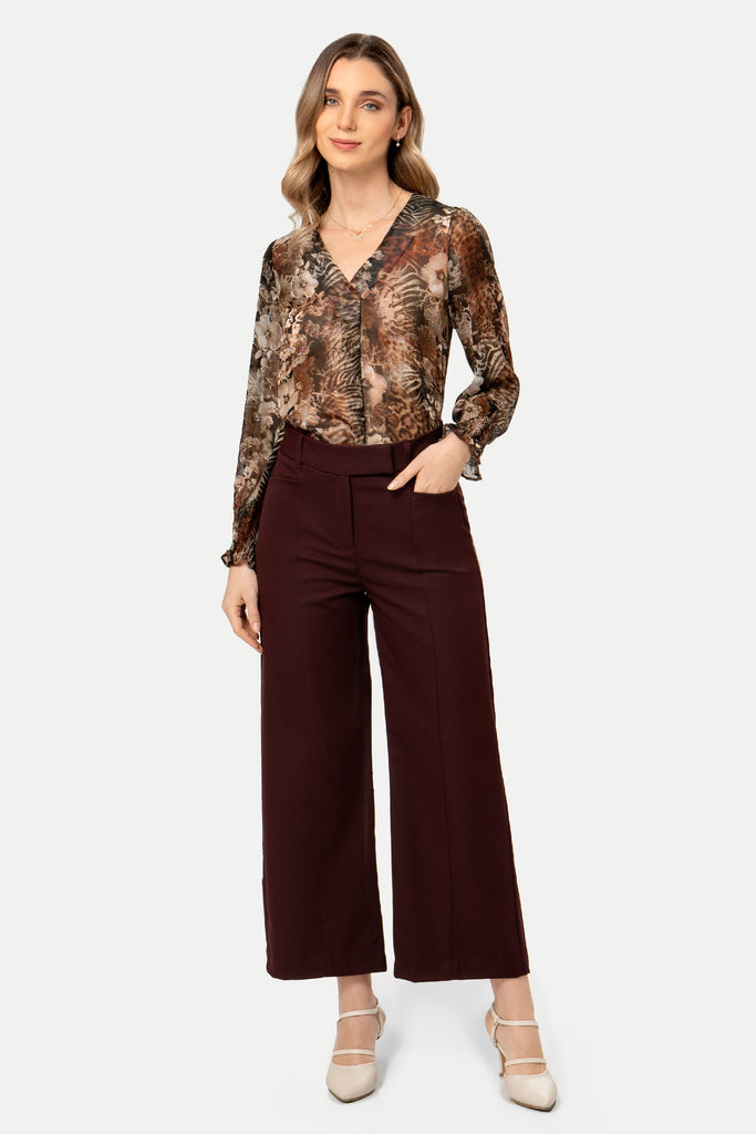 Blusa Manga Larga Venetta BLUSAS MOIXX Marrón S 