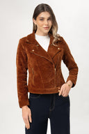 Casaca Biker Fit Celine CASACAS MOIXX Ocre S 