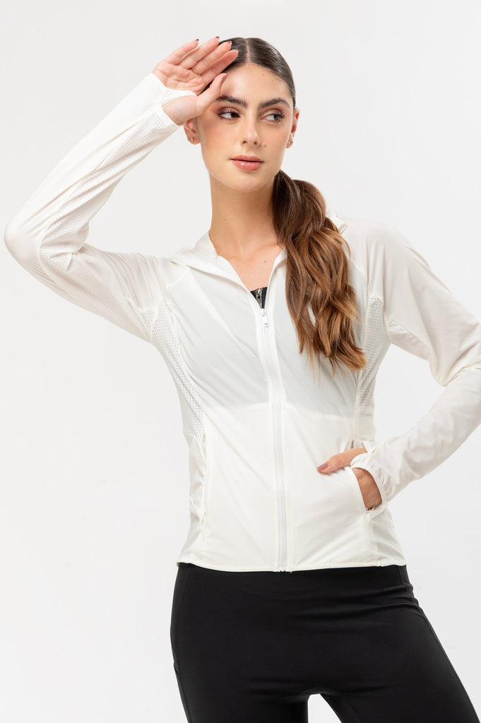 Casaca Cortaviento Steff CASACAS SUEN Blanco S 