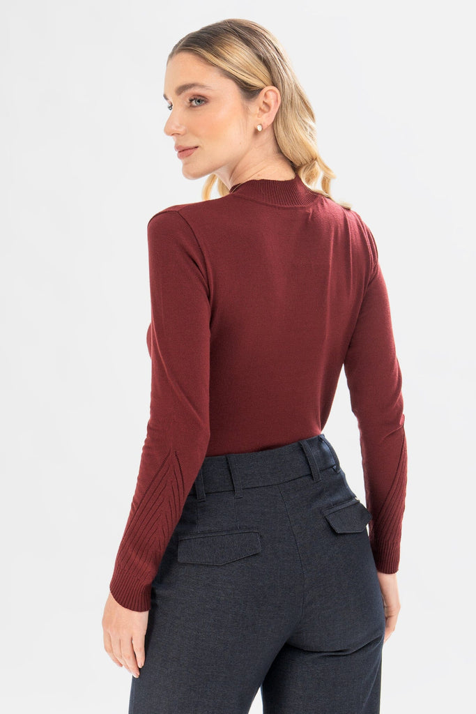 Chompa Cuello Alto Silvana CHOMPAS MOIXX 