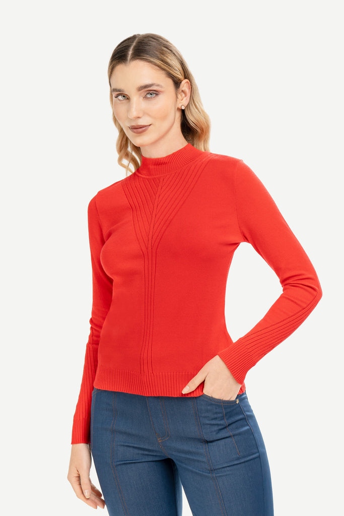 Chompa Cuello Alto Silvana CHOMPAS MOIXX Rojo S 