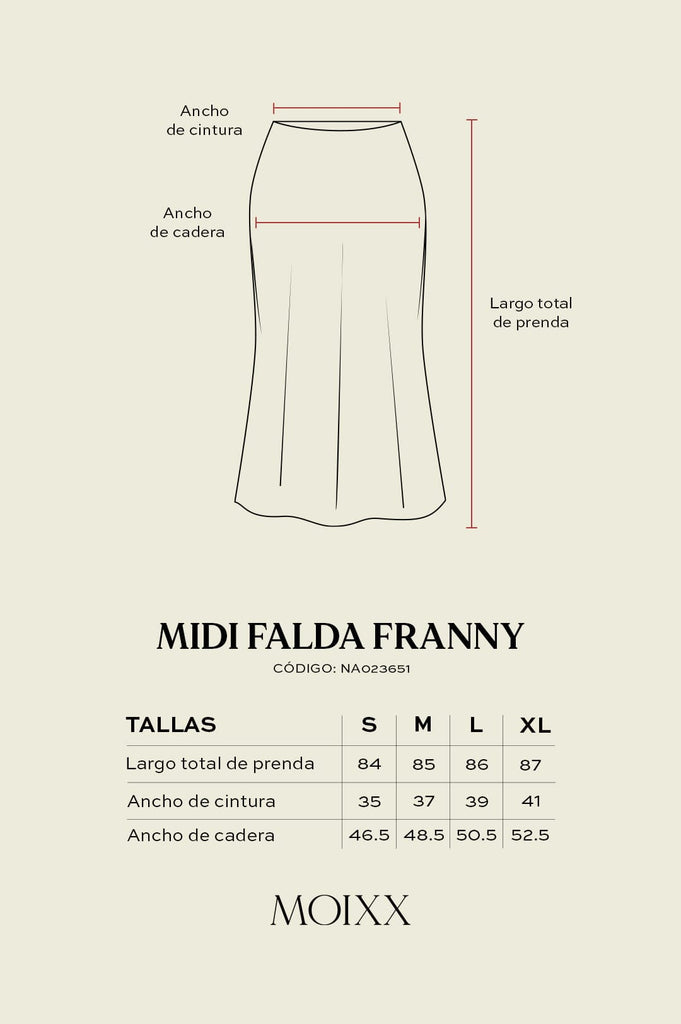Midi Falda Franny FALDAS MOIXX 
