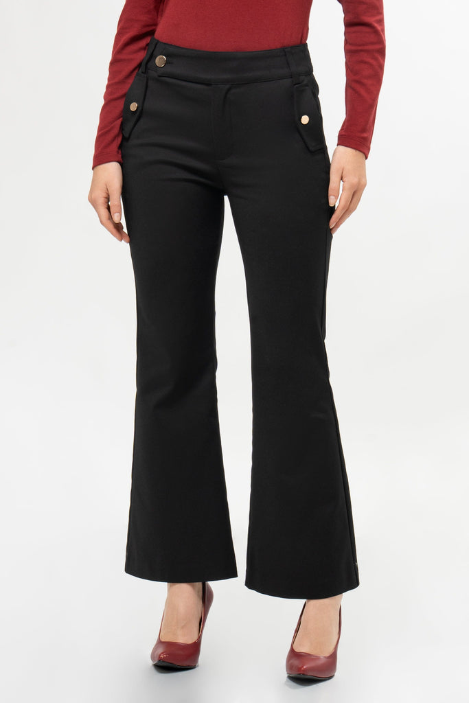 Pantalon Flare Fit Carolina PANTALONES MOIXX Negro S 
