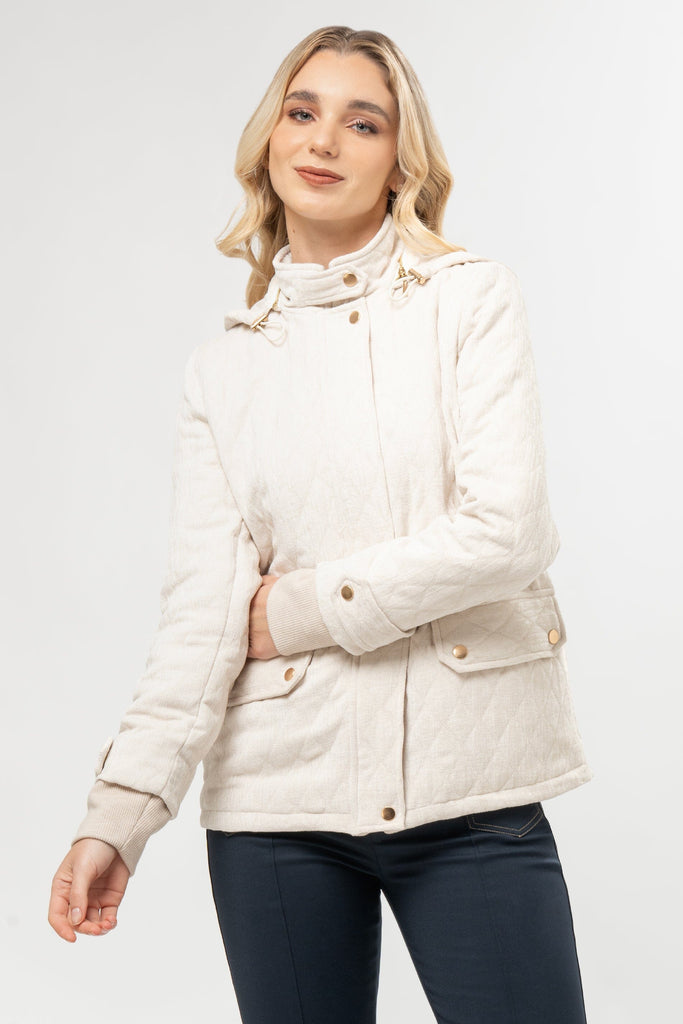 Parka Puffer Fit Eliza CASACAS MOIXX Blanco S 