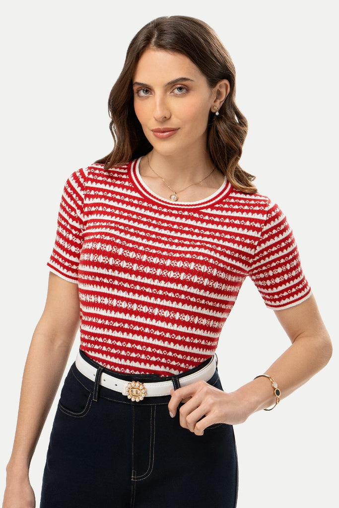 Polo Crew Neck Lidia POLOS MOIXX Rojo S 