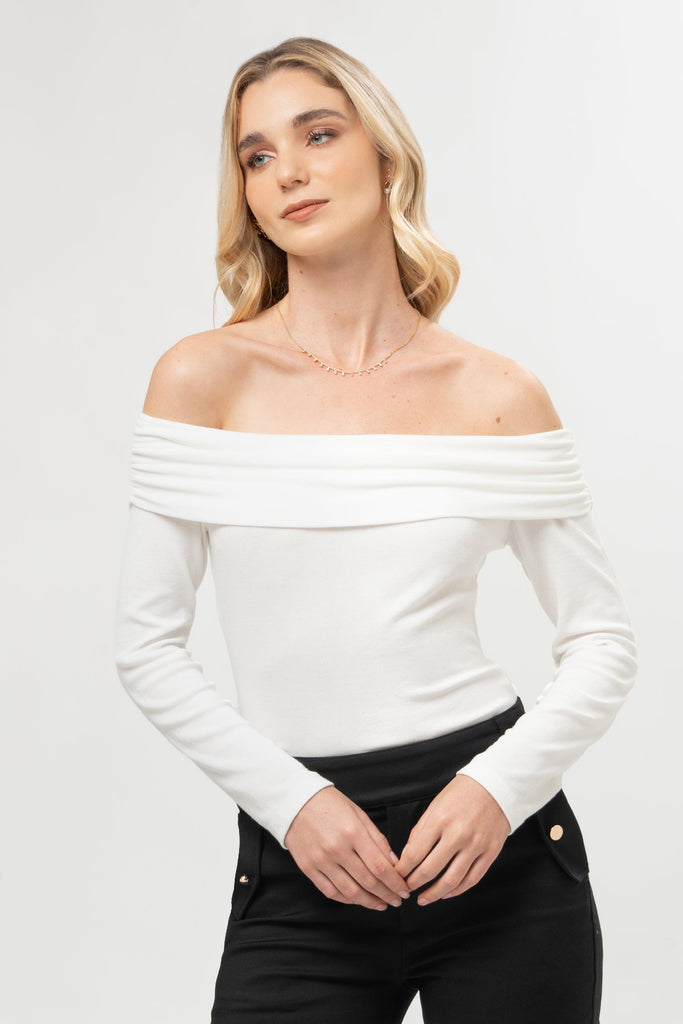 Polo Off Shoulder Cielo POLOS MOIXX Perla S 