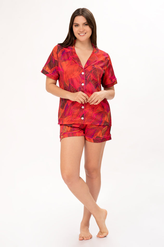 Pijama Seda Valeria PIJAMAS SUEN Rojo S 