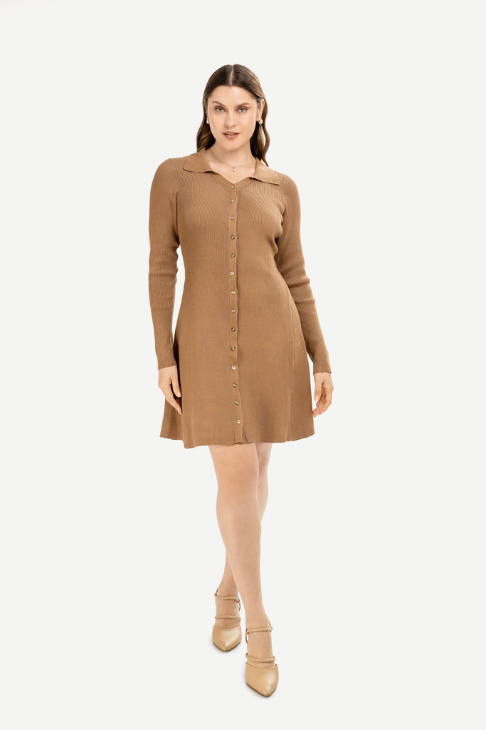 Vestido Viena VESTIDOS MOIXX Marron Claro L 