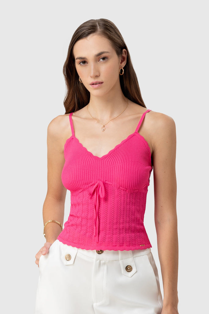 Croptop Valeska - Fucsia CROPTOPS MOIXX 