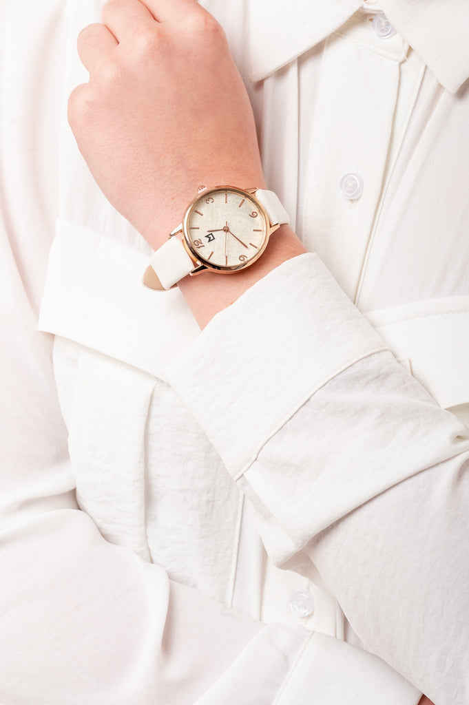 Reloj Elegante Mediano RELOJES MOIXX Blanco 